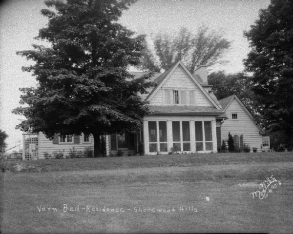 Vern Bell residence, 3445 Crestwood Drive, Shorewood Hills.
