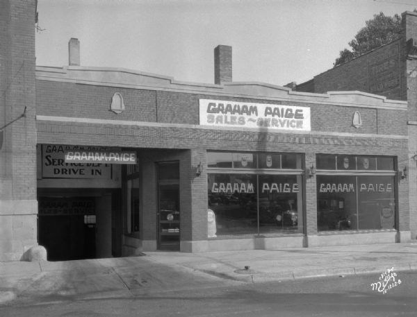 Graham-Paige Automobile Sales & Service Garage, 317 W. Johnson Street, Koch Motors, Inc., Longfield-Teulson Co.