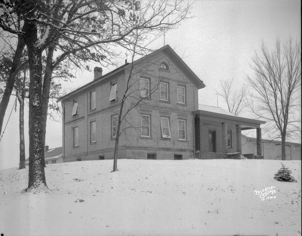 Brick home of Dr. William F. Lorenz, 6405 Mineral Point Road, part of Normandale (now Oakwood Village). Built by Otto Toepfer in 1872.
