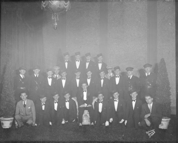 Group portrait of Capitol Theatre and Orpheum Theater ushers.