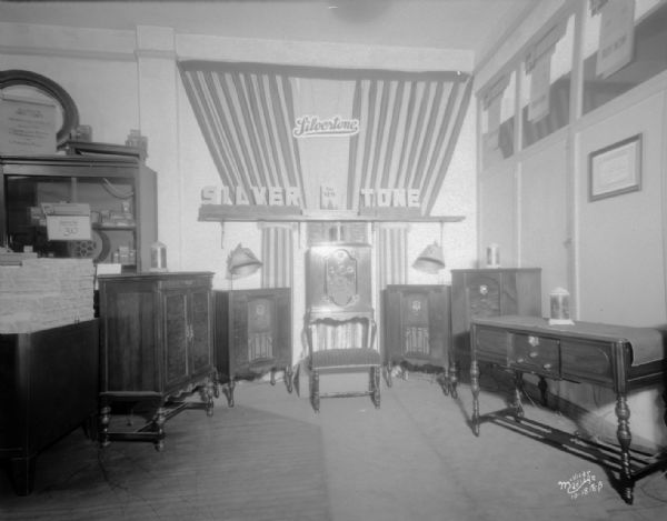 Silvertone radio display at Sears Roebuck and Co. at 313-315 State Street.