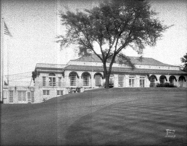 View of Maple Bluff Golf Course clubhouse, 500 Kensington Drive.