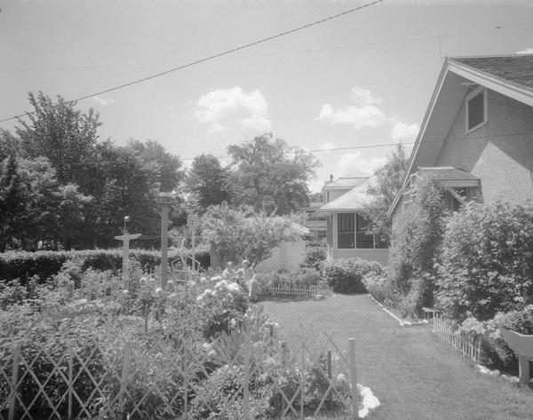 Thrine (Mrs. Axel) Lundquist's rock garden, 2825 Oakridge Avenue.