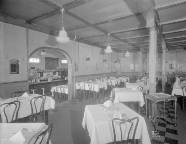 Interior of Felly's restaurant, 2827 Atwood Avenue.