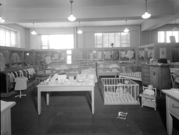 Manchester's Department Store, infants department, National Baby Week, 2-6 E. Mifflin Street.