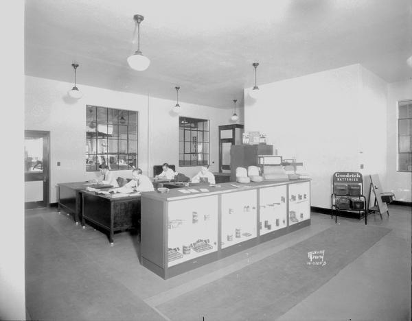 Goodrich Silvertown, Inc. 515 University Avenue, office, with four employees at desks.