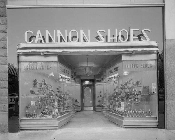 Cannon Shoe Store, 11 E. Main Street.