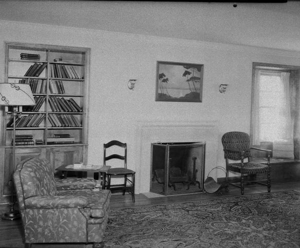 Living room in Coombs house, Lakewood.