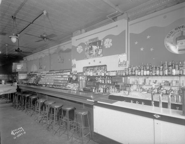 Camels Tavern, 619 University, full view of bar.