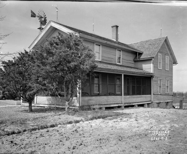 Farmhouse near McFarland before remodeling.