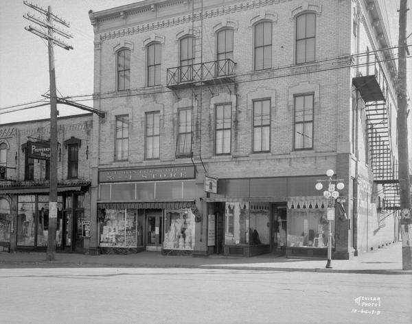 Fort Atkinson Street Scene Photograph Wisconsin Historical Society