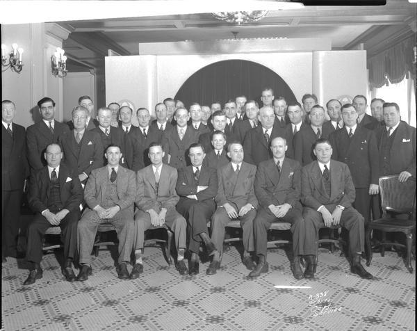 Group portrait of Oscar Mayer & Company salesmen.