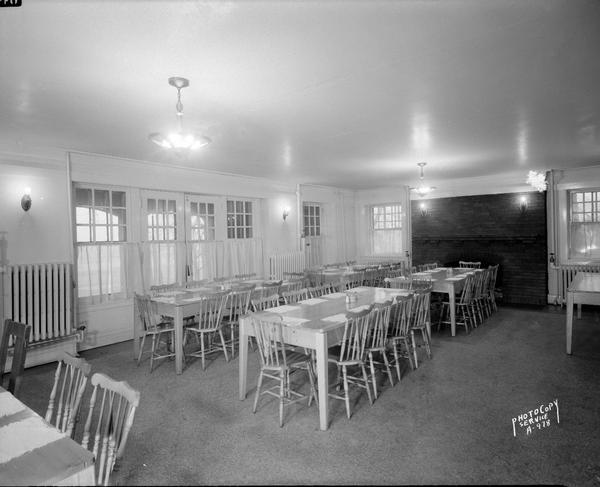 Victoria House dining room, 225 Lake Lawn Place.
