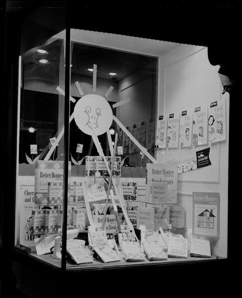 Moseley's Incorporated, 24 East Mifflin Street, display window featuring "Better Homes and Gardens" books.