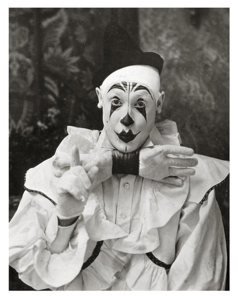Portrait of a clown.