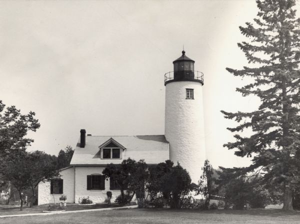 Michigan Island Lighthouse, Apostle Islands, Lake Superior.