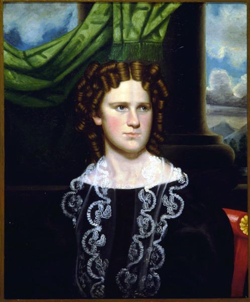 Waist-up portrait of Florantha Thompson Sproat.