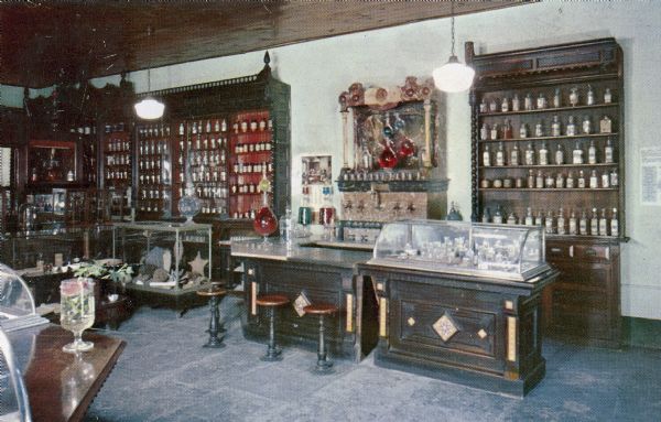 Reproduction of the apothecary shop owned by Louis Dufilho, the first licensed pharmacist in the United States. Louisiana pioneered in regulating the profession, and under the nation's first pharmacy law, Dufilho was licensed in 1816.