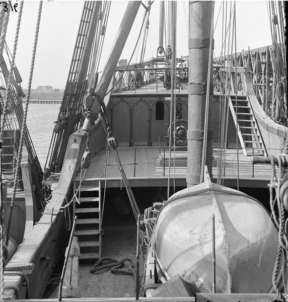 Columbian Exposition; on board the caravel "Santa Maria," looking aft.