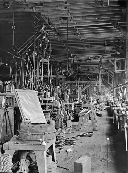 Interior of the Reliance Iron Works.