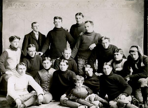 The football team from Platteville Normal School.