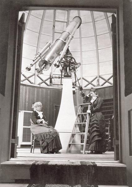 Maria Mitchell, first woman astronomer in the United States at Vassar College.