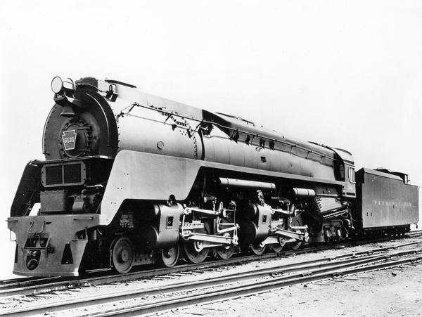 The Pennsylvania Railroad purchased this innovative steam engine that was built to pull up to 125 loaded cars at 50 miles per hour.