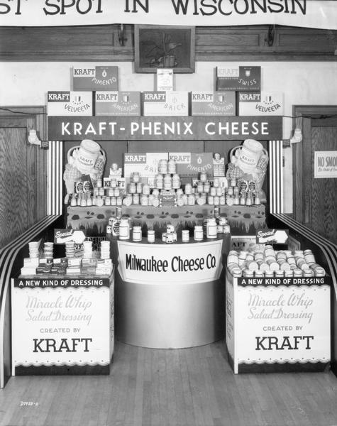A Grocery Convention provides the forum for a display of Kraft food products.