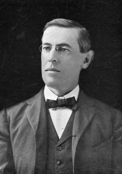 Portrait of Woodrow Wilson from the series, "The World's Work."