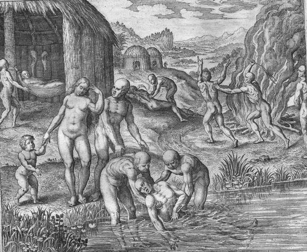 Scene from the Vespucci Expedition, 1499.
