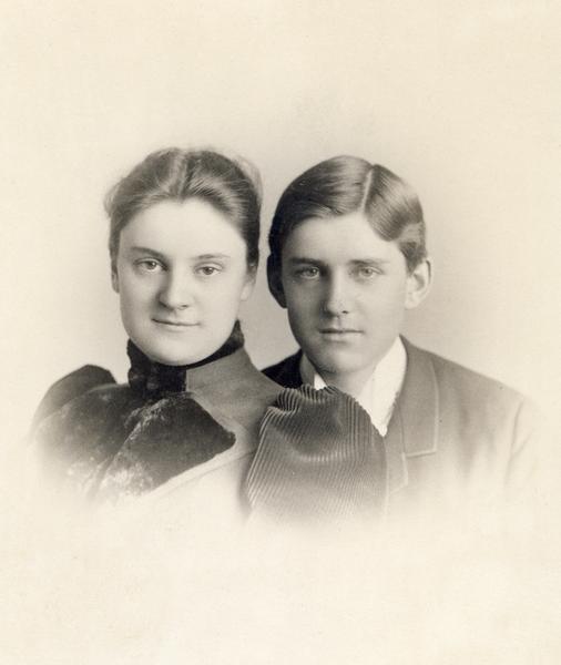 Portrait of Anita McCormick Blaine (1866-1954) and her brother Stanley Robert McCormick (1874-1947).
