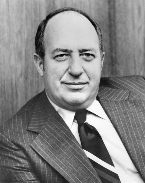 Portrait of Archie F. McCardell, an International Harvester executive. McCardell, former President of Xerox Corporation in 1971, was elected President and Chief Operating Officer of International Harvester on September 1, 1977. He was elected Chief Executive Officer on January 19, 1978.