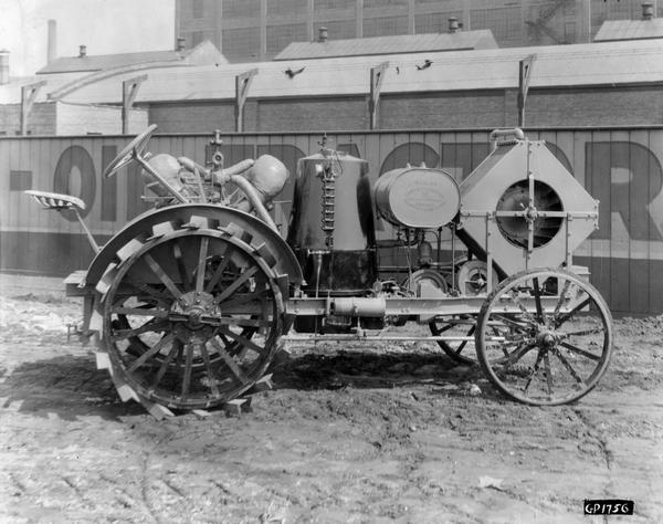 Experimental International tractor. Right side view.