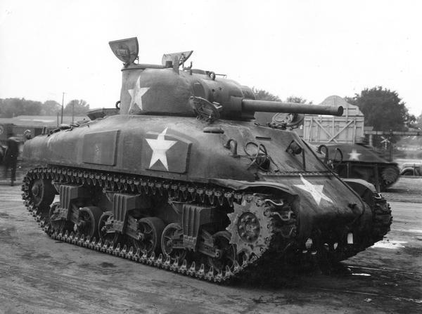 M-5 tank produced at International Harvester's Bettendorf Works for the U.S. military.