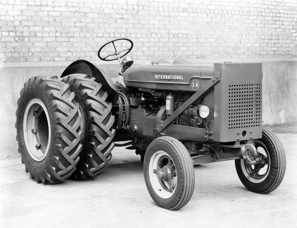 Engineering photograph of an International I-4 tractor made in Chicago, Illinois for the United States government.