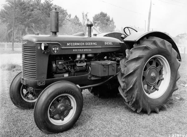 McCormick-Deering WDR-9 diesel "Rice Field Special" tractor.