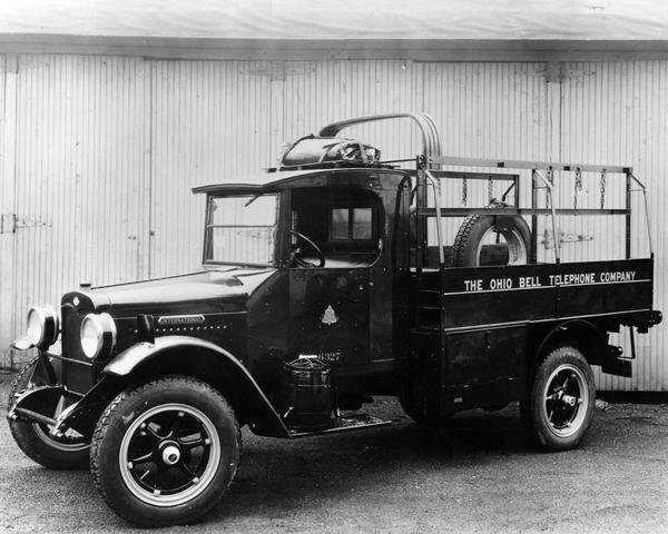 International Model S telephone repair truck owned by the Ohio Bell Telephone Company.