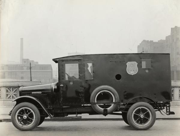Armored International Model S built for the Brinks Express Company.