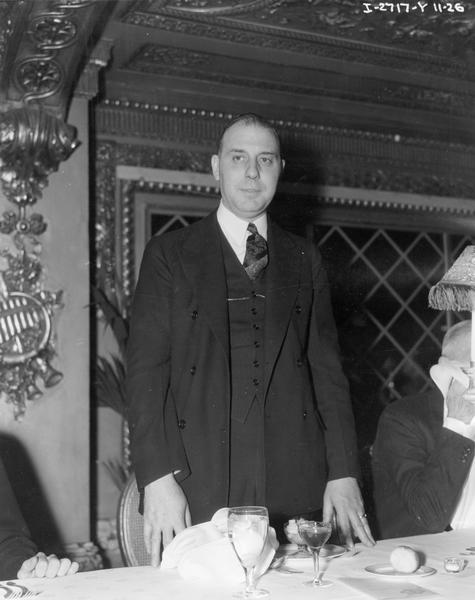 Portrait of John L. McCaffrey, president of International Harvester Company from 1946-1958.