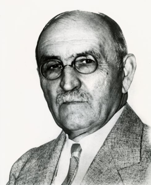 Portrait of Addis E. McKinstry, CEO of International Harvester, 1933-1935.