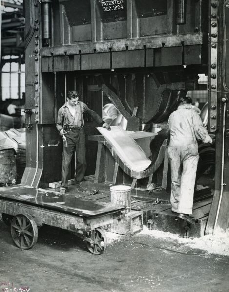 Factory workers at International Harvester's Springfield Works.