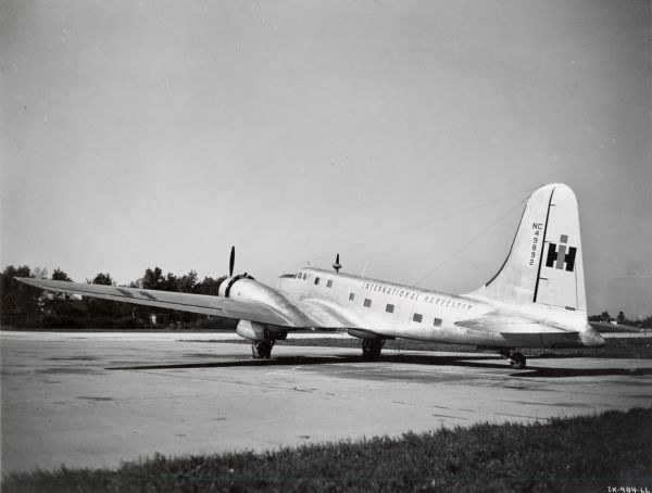 The "Harold F. McCormick", International Harvester's corporate airplane.