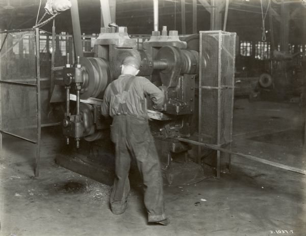 Factory worker at the Chattanooga Plow Works.