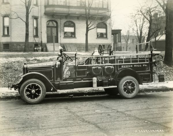 International Model S 1926 fire truck operated by the Bower Hill Volunteer Fire Department.