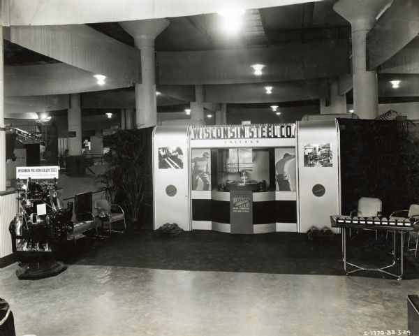 View of the Wisconsin Steel Company's display at the American Foundrymen's Convention and Show.