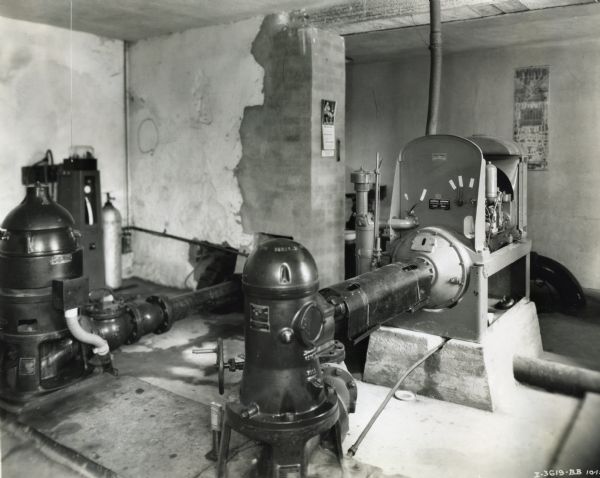 International P-30 power unit owned by the Darlington water works. The unit pumped 500 gallons per minute.