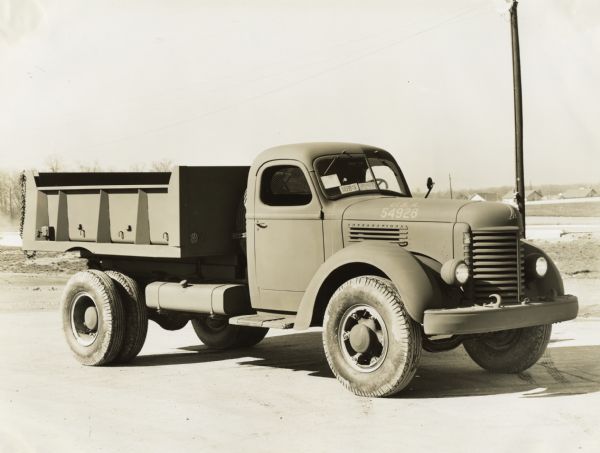 International KR-11 truck with "Gallon Dump Body" built for the U.S. military.
