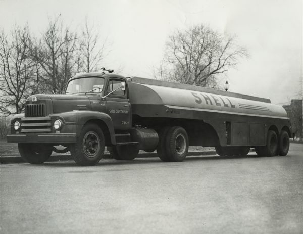 International model L-190 truck used as tanker for Shell Oil.