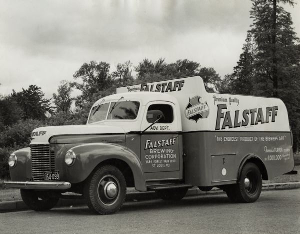 International K-line truck used by the Falstaff Brewing Company.