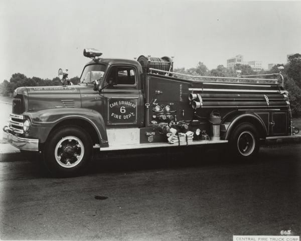 International Model L-190-6 1951 fire truck used by the Cape Girardeau Fire Department.